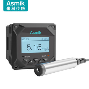 Capteur d'oxygène dissous Asmik 0-20mg/L, testeur de qualité de l'eau en ligne à principe de fluorescence pour l'aquaculture - Product Image 3