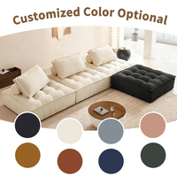 Großhandel Komprimiertes Sofa, Knochenloses Komprimiertes Schaumstoffsofa, Modulares 3-Sitzer Familiensofa für Wohnzimmer-Set