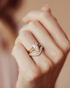 แหวนเพชรทรงมาร์คีส์ 2.5 กะรัต AADIHI JEWELS ทองคำแท้ชุบโรเดียม สไตล์หรูหราสำหรับผู้หญิง - Product Image 3