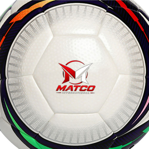 Ballon de football thermocollé durable pour entraînement et matchs en académie, ballon de football thermocollé OEM pour matchs. - Product Image 5