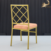 2025 Usine En Gros En Vrac Meubles De Chambre D'hôtel Or Brillant Chiavari Chaises pour Mariage