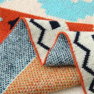 Bắc Âu bốn mùa hiện đại mô hình hình học dệt kim chăn Phong Cách Bohemian cắm trại chăn - Product Image 6