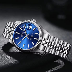 Reloj Mecánico <span class=keywords><strong>Cadisen</strong></span> 8053 para Hombre, Reloj de Negocios Automático con Fecha, Acero, Zafiro, Reloj de Pulsera Masculino 2025, Marca de Lujo - Product Image 2
