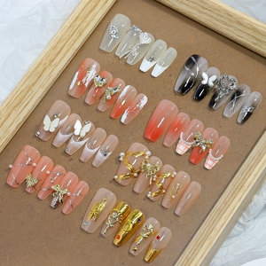 Nouvelles décorations pour ongles DIY, accessoires de décoration pour ongles en métal 3D, autocollants pour ongles en forme de papillon, matériel DIY, décorations pour ongles en forme de coquillages - Product Image 3