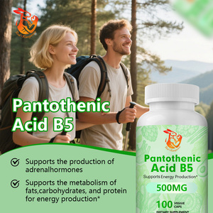 Wholesale Price Pantothenic Acid B5 Capsule with Pantothenic Acid Supplement Support Energy Production Energy Metabolism Capsule - Product Image 3