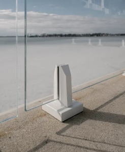 Dễ dàng để cài đặt lan can kính Spigot lan can khung hàng rào kính hồ bơi cường lực không khung SUS 304 màu đen mờ - Product Image 3