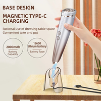 Masseur facial rechargeable K-Beauty en verre pour une peau éclatante, raffermissante et anti-âge, appareil de beauté rafraîchissant pour le lifting des yeux et du visage