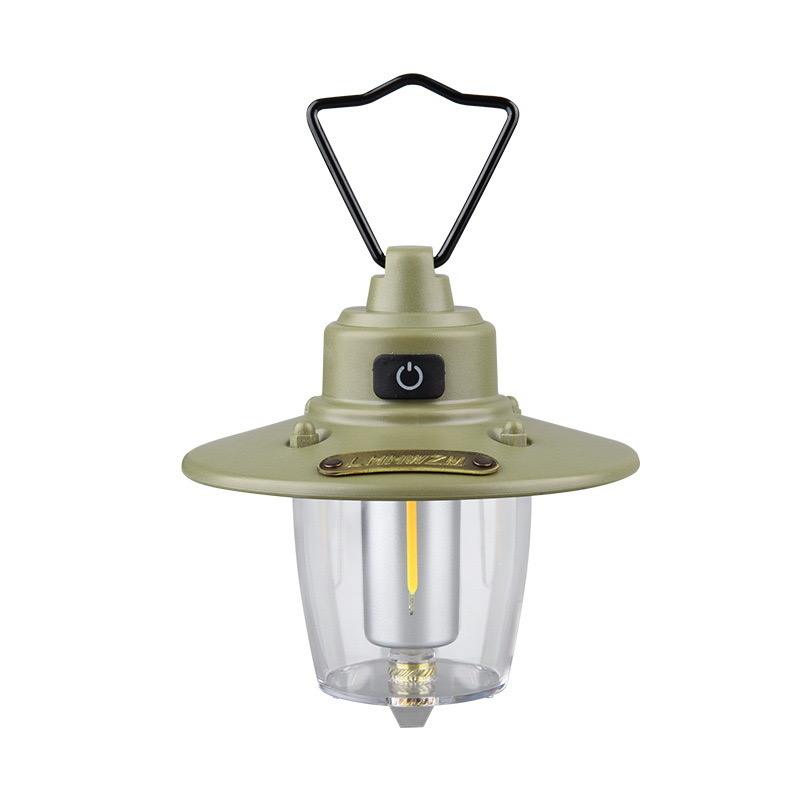 Wason New Best Selling Small Mini Portable Outdoor Camping Tent Led Lantern Classical Vintage Hanging Rechargeable Camping Light