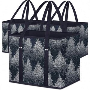 Échantillon gratuit 2024, nouveau design, sac de shopping léger, argenté, imperméable, OEM, pliable avec roulettes, poignée en PP tissé incassable - Product Image 1