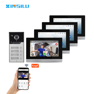 Xinsilu thông minh IP Video cửa điện thoại thiết bị an ninh với tầm nhìn ban đêm Hỗ trợ thẻ nhớ ghi âm hệ thống intercom 1080P máy ảnh - Product Image 1