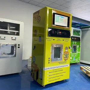 24 घंटे पूर्ण स्वचालित कपड़े धोने का डिटर्जेंट तरल वेंडिंग स्टेशन मशीन