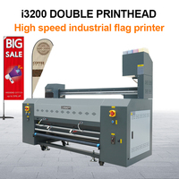 Nieuwe Automatische Textil Stof Veren Strandvlaggen Scherm Sublimatie Printer 1.3M Kleine Digitale Vlag Drukmachine