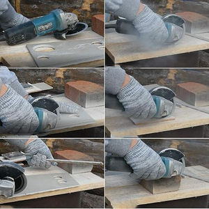 ใบเลื่อยเพชร S11, ใบเลื่อยตัดหินอ่อน หินแกรนิต คอนกรีต, ใบเลื่อยรูปสามเหลี่ยมลูกฟูก ใบเลื่อยตัดหินแกรนิตแบบมีป้องกันรูปพัด - Product Image 6