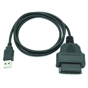 OEM 16 Pin OBD2 OBDII Female To USB 2.0 A Male Cable