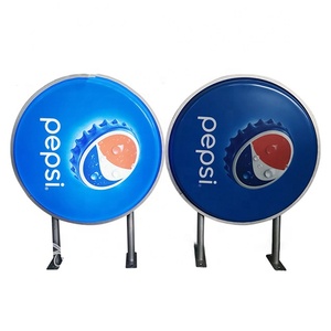 Bán buôn 60x170cm nhôm Led Ngoài Trời đôi hai mặt quảng cáo hộp đèn hiển thị đứng cho triển lãm thương mại LED Booth bán buôn - Product Image 2