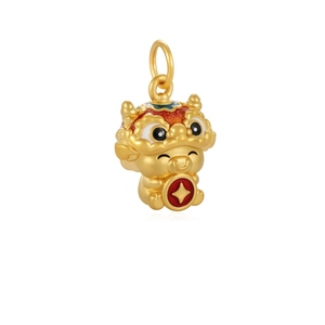 Accesorios de joyería de oro sólido de 24K de moda de gama alta 1,45G colgante de cruces de oro duro embalaje personalizable OEM/ODM - Product Image 2