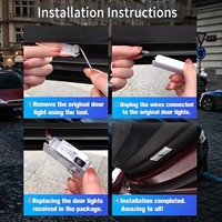 Nouveau projecteur de lumière de porte de voiture WIITECH 2 pièces, logo personnalisé, lumières LED pour BMW séries 1/2/3/4/5/6/7/X/Z/M/GT