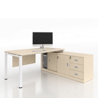 Offre Spéciale simpliste un cadre ordinateur bureau fer cadre ordinateur table un côté avec cadre d'armoire