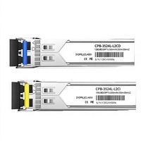 Module émetteur-récepteur SFP BiDi IIIV 1.25G 20km LC SC TX1310/RX1550nm pour FTTH, centres de données, clusters, garantie 3 ans