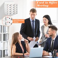 Vente en gros Armoire de rangement murale Casier transparent pour téléphone portable en lucite avec serrures et clés 15 emplacements pour le bureau, l'école et la salle de sport