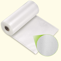 Rouleaux de sacs sous vide gaufrés de qualité alimentaire thermoscellables pour emballage alimentaire de congélation (personnalisables)