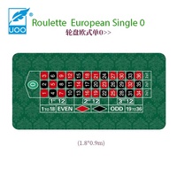 UOO Rassemblements portables personnalisés Tapis en caoutchouc antidérapant Roulette Casino Disposition de table