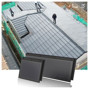 Système de production d'énergie photovoltaïque 95W, tuiles solaires BIPV à double vitrage - Product Image 4
