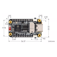 Carte de développement ESP32-S3 B avec écran LCD 1,47 pouce résolution 262K, Wi-Fi/BLE 5 2,4 GHz, processeur double cœur 240 MHz pour développement DIY