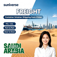 Agent d'expédition Amazon FBA en Arabie Saoudite, transitaire Chine-Riyadh, fret aérien et maritime express, service DDP porte-à-porte