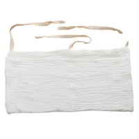 Pare-chocs de lit bébé en coton à motif floral avec 2 poches, sac suspendu pour biberons, organiseur de couches, sac de poussette, 0-12 mois