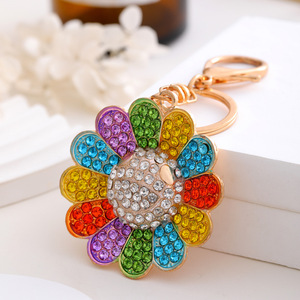 Porte-clés de luxe 2026 en cristal Tournesol, pendentif pour femme, pendentif de bagage en cristal, porte-clés cerise pour femme, petits cadeaux - Product Image 4