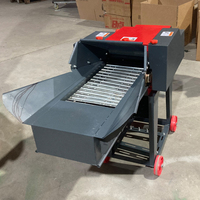 Mini Picadora de Forraje/Trituradora de Paja/Máquina Cortadora de Heno para el Procesamiento de Alimentos para Animales de Granja, Venta Caliente de Fábrica