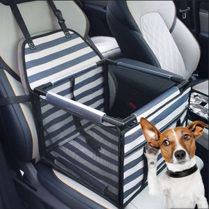 Alipetsmile-Siège de Voiture Pliable en Nylon Étanche pour Chiens et Chats, Confortable et Suspendu, avec Filet - Product Image 1