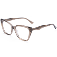 Lunettes de vue unisexes Elan Optical YB6202, monture œil de chat, monture complète, en acétate infusé de parfum naturel, pour myopie