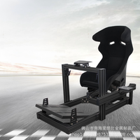 Simulateur de volant de jeu de course 4080 avec support de siège en profilé aluminium industriel Direct Drive M10T300rsG29