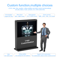 Lecteur publicitaire à écran vertical/horizontal de 49/55/65 pouces, panneau solaire personnalisé, Android, affichage numérique sur pied, 4K, Formall