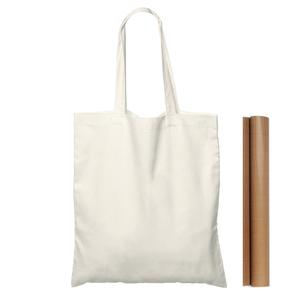 Borsa Grande da Spiaggia in Tela di Cotone Organico con Manici in Corda, Personalizzabile con Stampa Sublimatica, per Acquisti all'Ingrosso - Spedizione da Magazzino USA - Product Image 2