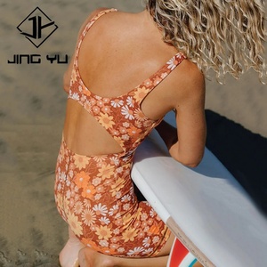 Traje de Baño Deportivo OEM con Estampado Aloha, Espalda Descubierta, Mono Personalizado, Tejido Ecológico - Product Image 2