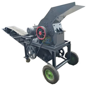 Nueva trituradora de martillo móvil para minería de mineral de piedra, versión Simple de 15-20 toneladas por día para trituración de botellas de <span class=keywords><strong>cerveza</strong></span>, motor de arena residual - Product Image 2