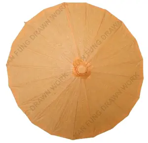 도매 웨딩 우산 파라솔 중국어 오일 종이 우산 Diy 사용자 정의 흰색 우산