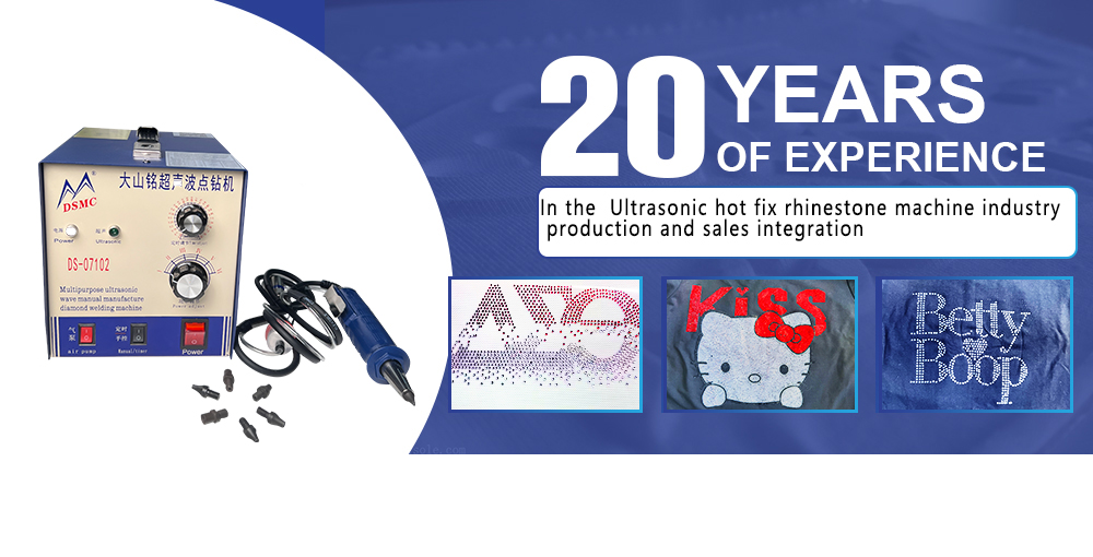 Ultrasonic Hot Fix Rhinestone Setting Machine For Cloth & Leather, Oem
