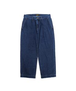 [OGARP] [KOREA] Ogarpboy Men's Wide <b>Tab</b> <b>Washed</b> Woven Denim Pants Blue - Product Image 1
