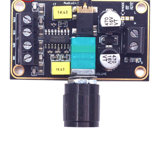 5W + 5W Dual-channel Stereo D-class DIY Small Speaker with 5V Power Amplifier Module PAM8406 Digital Power Amplifier Board