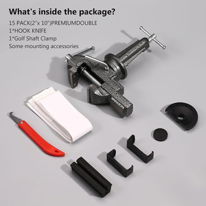 Outil de démontage de club de <span class=keywords><strong>golf</strong></span> portable de vente chaude Kit de pince d'étau de poignée de club de <span class=keywords><strong>golf</strong></span> de conception antidérapante et durable - Product Image 4