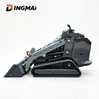 Chargeuse compacte sur chenilles diesel Kubota 17KW, haute efficacité, pour travaux urbains, démolition, aménagement paysager, agriculture