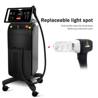 Machine à laser à glace au titane à quatre ondes la plus récente de 2024 pour l'épilation 755 808 940 1064 Diode Laser Machine d'épilation au laser
