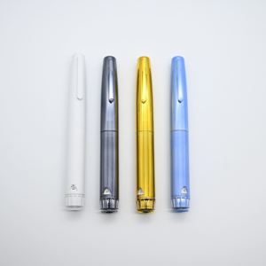 <b>Gold</b> Plated Injection <b>Pen</b> V4 Durable Reusable <b>Pen</b> Device Suitable for 3ml Glass Vial in Stock Adjustable Dose Injector <b>Pen</b> - Product Image 1