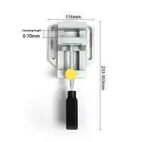 Support de perceuse multifonctionnel en aluminium pour mini-perceuse électrique et meuleuse d'angle, accessoire d'outil électrique pour réparation de bancs de travail et de cadres de perçage