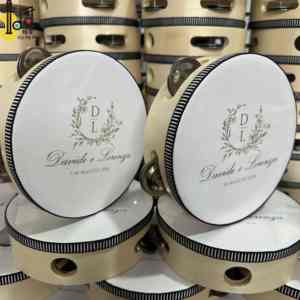 Tamburello per Ospiti di Matrimonio Personalizzato, Spedizione Diretta dalla Fabbrica, Solido, Durevole e Pratico, Tamburo da 4 Pollici in Offerta - Product Image 5