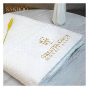 SANHOO Vente Chaude Antibactérien Sécurité Écologique Serviette De Visage Désinfectée Respectueux De L'environnement Hôtel Étage Serviette De Bain - Product Image 5
